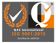 ISO 9001:2015 Qualitätsmanagementsystem QAS International